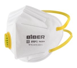 Фильтрующая полумаска с воздушным клапаном Biber БИБЕР 96204 FFP1 тов-205897 