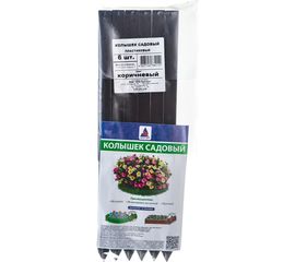 Садовый колышек Протэкт 6 шт., коричневый К-295 К 