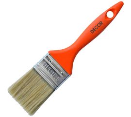 Кисть DECOR PROFI универсальная 25х15 мм, светлая смешанная щетина, пласт. ручка 770-025 
