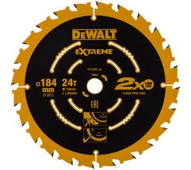 Диск пильный по дереву (184х16 мм) DEWALT DT 10302 