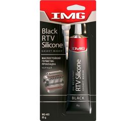 Герметик прокладок IMG маслостойкий, черный, 85г MG-403 