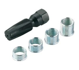 Свечной набор: метчик и ремонтные футорки 5шт FORCE 64101 