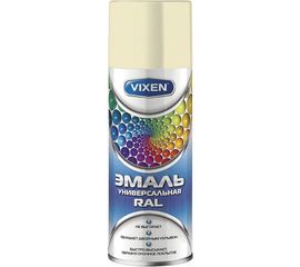 Универсальная эмаль Vixen светлая слоновая кость RAL 1015 аэрозоль 520 мл VX-11015 