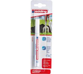 Маркер для наружных работ Edding E-8055/49 белый 1-2мм, металлический корпус 537646 
