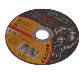 Круг отрезной по металлу (125х2.5х22.2 мм) TIGER ABRASIVE 00-00000105 