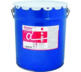 Универсальная эмаль Krafor Альфа ПФ-115 серая 20 кг 1 30805 