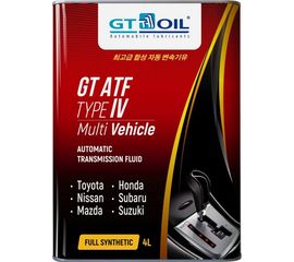 Масло ATF T-IV Multi Vehicle, 4 л GT OIL 8809059407912 