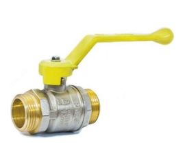 Шаровой кран LD Pride латунь никель газ Ду25 Ру40 НР полнопроходной, рычаг 007-8037 