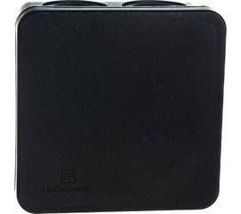 Распределительная коробка Промрукав для о/п безгалогенная HF черная 80х80х40 1 шт 40-0210-9005 