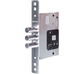 Корпус сувальдного замка DOORLOCK DL9257K/Z/60мм, 5 ключей, хромированная фронтальная планка 28х220мм, диаметр ригелей 16мм 75334 