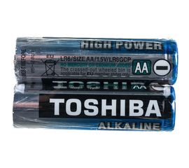 Алкалиновый элемент питания Toshiba LR6 2/shrink 3411 