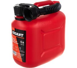 Канистра пластиковая красная 5 л Gigant CP-01 