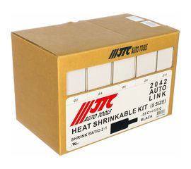 Набор термоусадочных трубок d=2, 4, 5, 6, 10мм JTC-2042 