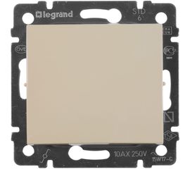 Механизм переключателя Legrand Valena 1-клавишный проходной на 2 направления слоновая кость Leg 774306 