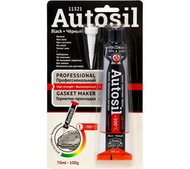 Силиконовый высокопрочный герметик-прокладка АВТОСИЛ 11321 (черный; 100 г) 11321-100-В 