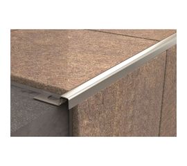 Профиль для плитки ЛУКА из нержавеющей стали 10 мм, 2.7 м, полированный УТ000039396 