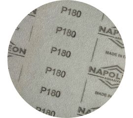 Круг шлифовальный на липучке PAPER GOLD (5 шт; 125 мм; без отверстий; P180) NAPOLEON npg5-125-0-180 
