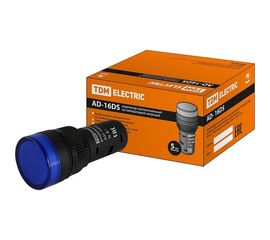 Лампа TDM AD-16DS матрица, d16мм, синий, 36В, AC/DC SQ0702-0064 