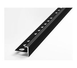 Профиль угловой алюминиевый ЛУКА 20х8 мм, 2,7 м, 5 шт, декоративный, Черный УТ000023601 