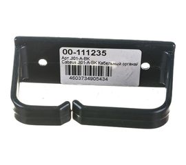 Кабельный органайзер Cabeus вертикальное кольцо, пластиковое, 75x42мм, черный JI01-A-BK 