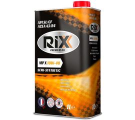 Моторное масло RIXX п/синт MP X 10W-40 SL/CF 1 л новая банка RX0001MPX 