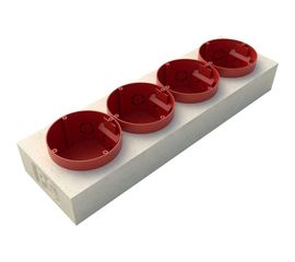 Подрозетник PhoneStar WOLF четыре гнезда 4631153911170 