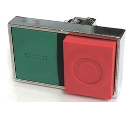 Головка двойной кнопки Briswik 22мм выступающая КМЕ 91С IP40 LAY4-BL84.BR 