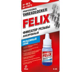 Фиксатор резьбы FELIX (синий; разъемный; 6 мл) 411040116 