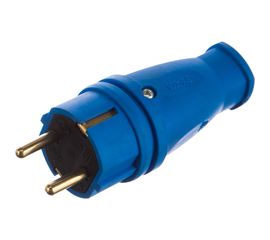 Вилка SVET В 16-001 УХЛ4, каучук, цвет-синий SV0303-0010 