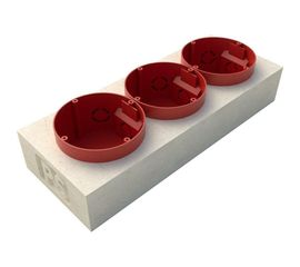 Подрозетник PhoneStar WOLF три гнезда 4631153911163 