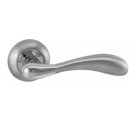 Дверная ручка Renz Розаро (хром матовый; хром блестящий) INDH 89-08 SC/CP 