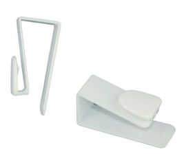 Набор подвесных крючков EUROHOUSE 7х2,5х3 см, полипропилен, 2 шт. 8051 