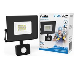 Светодиодный прожектор Gauss Elementary LED 30W 2100lm IP65 6500К 628511330 