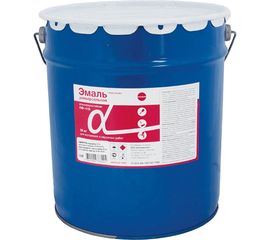 Универсальная эмаль Krafor ПФ-115 красная 20 кг 1 30762 