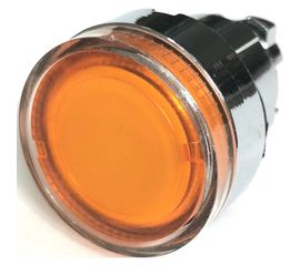 Головка Briswik плоская стальная возврат подсветка 22мм КМЕ 46ЛС желтый IP65 ZB4BW5.BR 