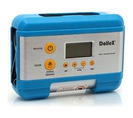 Компрессор DolleX 12 В, 15 A, 7 Атм, 30 л/мин, предохранитель, фонарь, цифровой манометр, тестер, сумка DL-8101 