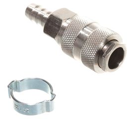 Соединение разъемное (рапид мама - елочка 10 мм с обжимным кольцом 10х15 мм) FUBAG 180122 B 