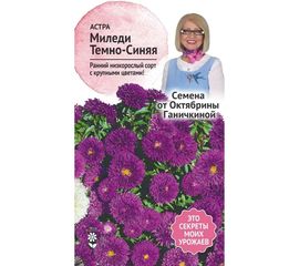 Семена ОКТЯБРИНА ГАНИЧКИНА Астра Миледи темно-синяя 0.1 г 118841 