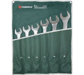 Набор комбинированных ключей Forsage 6 пр, 33-50мм, на полотне 17647 F-5061P 