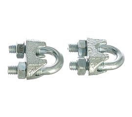 Зажим троса ЕВРОПАРТНЕР DIN 741 Zn D8 2 шт. Z1 07732 