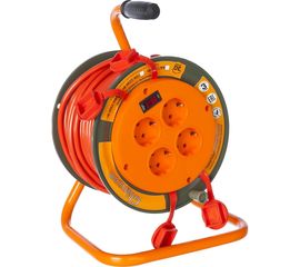 Силовой удлинитель на катушке GLANZEN EB-30-008 