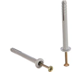 Дюбель-гвоздь Tech-Krep 6х60 грибовидная манжета, полипропилен 14 шт - пакет 102946 