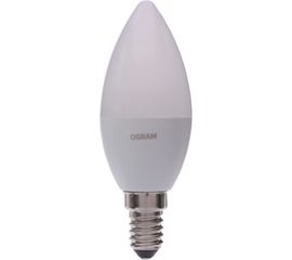 Светодиодная лампа OSRAM LED STAR, B, свеча, 6.5Вт, E14, 550Лм, 6500 К, холодный белый свет 4058075467620 