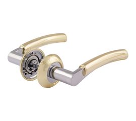 Дверная ручка НОРА-М 99А AL золото/хром 15396 