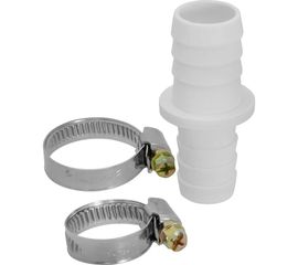 Соединитель MasterProf 19/22 в комплекте с хомутами для сливных шлангов ИС.131469 