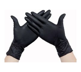 Нитриловые перчатки EcoLat Black 100 шт./уп. размер L, 3740/L 