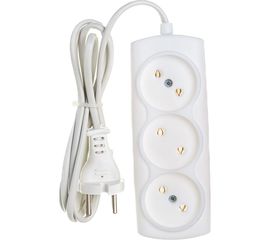 Удлинитель СТАРТ 3 розетки, 1 метр, С/УД 3x1 ШВВП/Р16-010 FP 