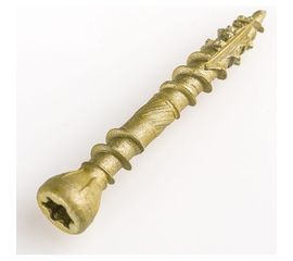 Усиленный саморез ЕВРОПАРТНЕР с антикоррозионным покрытием для террасной доски 5.0x40/18 TX-25, 15 шт 15 0547 1 