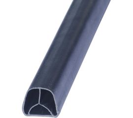 Комплект дверного D-образного уплотнителя DOORLOCK (3шт по 2100 мм, 14х12,7 мм) 82311 