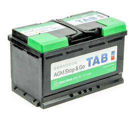 Аккумуляторная батарея TAB AGM Stop&Go 6СТ-80.0 213080 